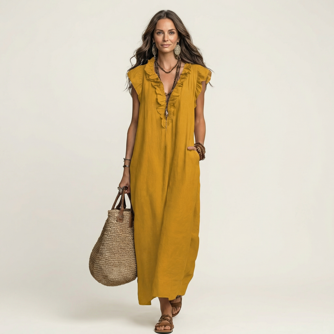 Josette — Robe longue femme élégante