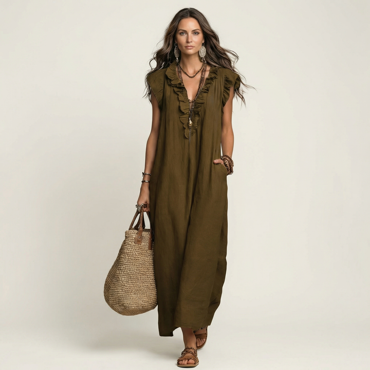 Josette — Robe longue femme élégante