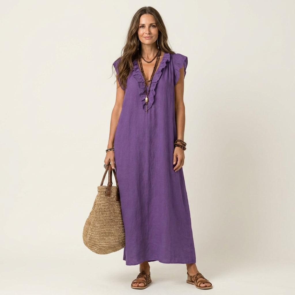 Josette — Robe longue femme élégante