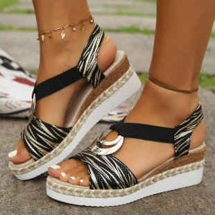 Adeline – Sandales orthopédiques femme à talon compensé
