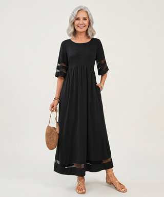 Edith | Robe midi flatteuse et lissante pour le ventre femme