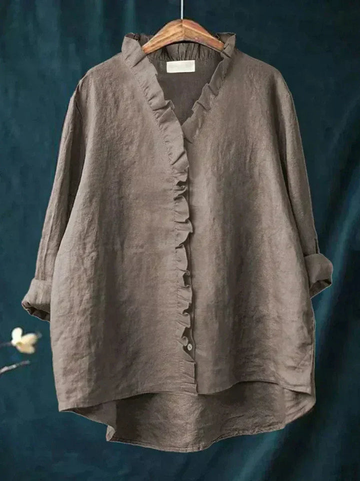 Célestine | Blouse à volants délicate femme