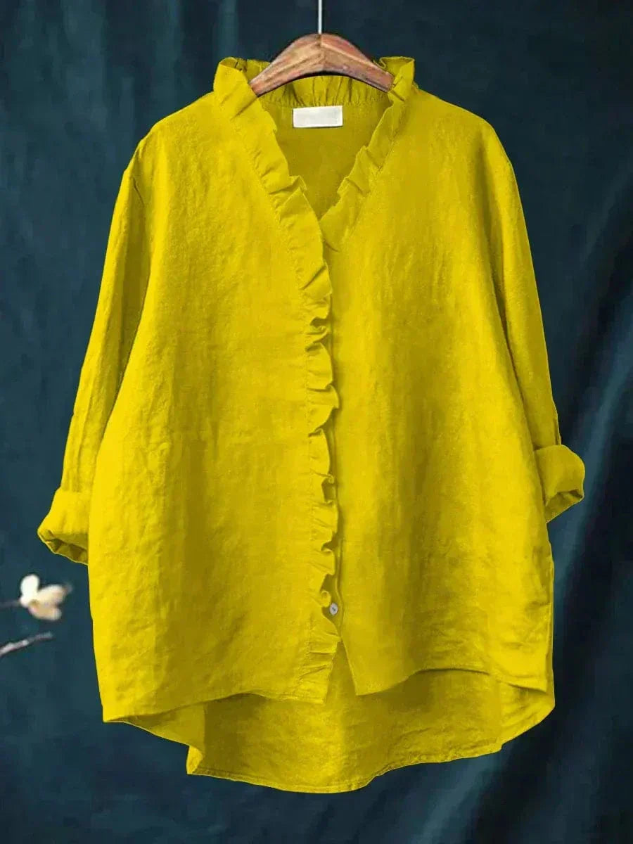 Célestine | Blouse à volants délicate femme