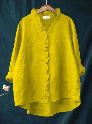 Célestine | Blouse à volants délicate femme