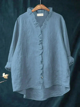 Célestine | Blouse à volants délicate femme