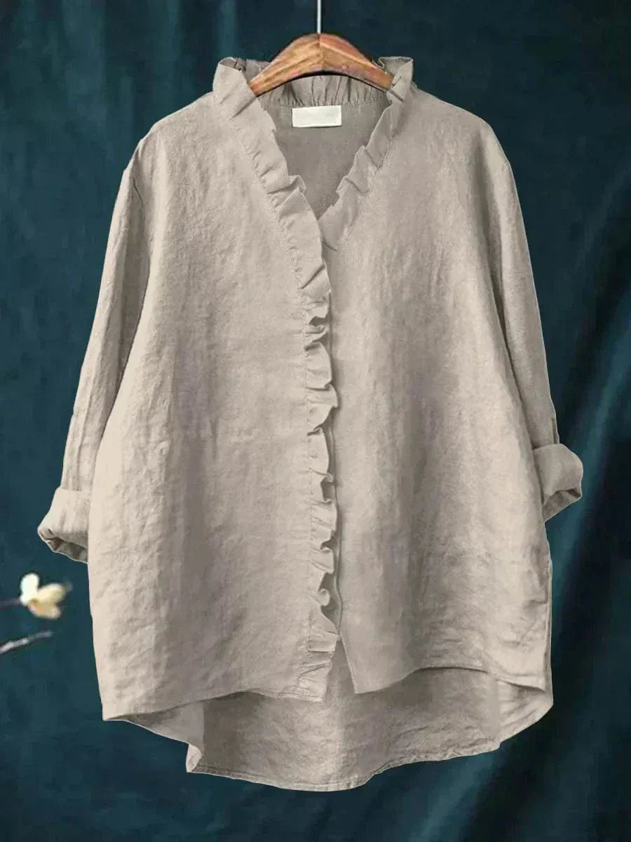 Célestine | Blouse à volants délicate femme