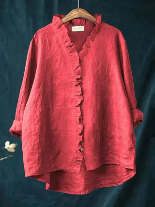 Célestine | Blouse à volants délicate femme