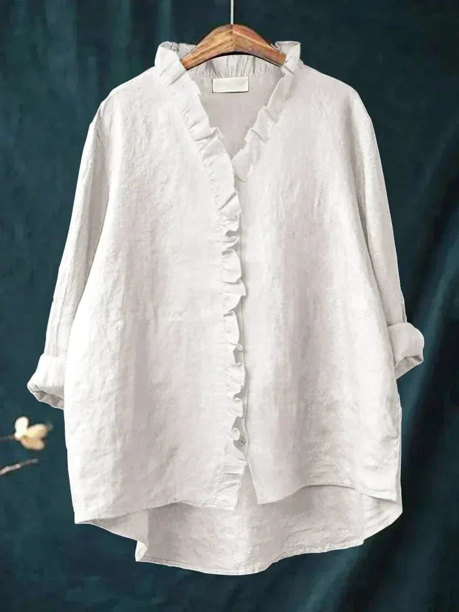 Célestine | Blouse à volants délicate femme