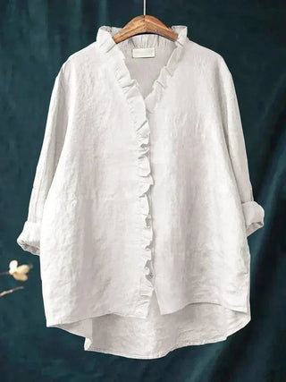 Célestine | Blouse à volants délicate femme