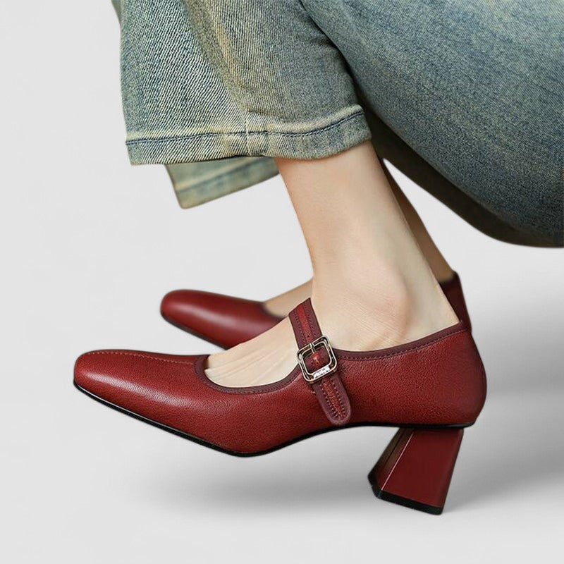 Élodie | Chaussures Mary Jane carré chic femme