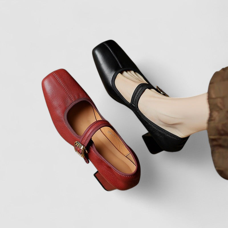 Élodie | Chaussures Mary Jane carré chic femme