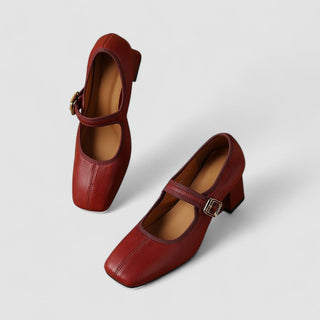 Élodie | Chaussures Mary Jane carré chic femme