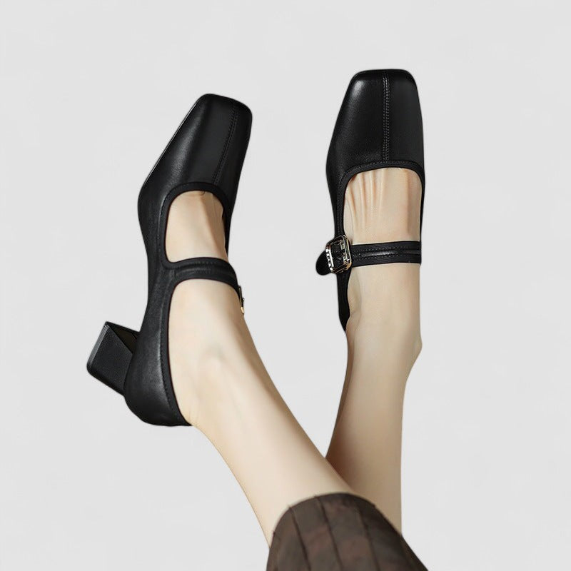Élodie | Chaussures Mary Jane carré chic femme