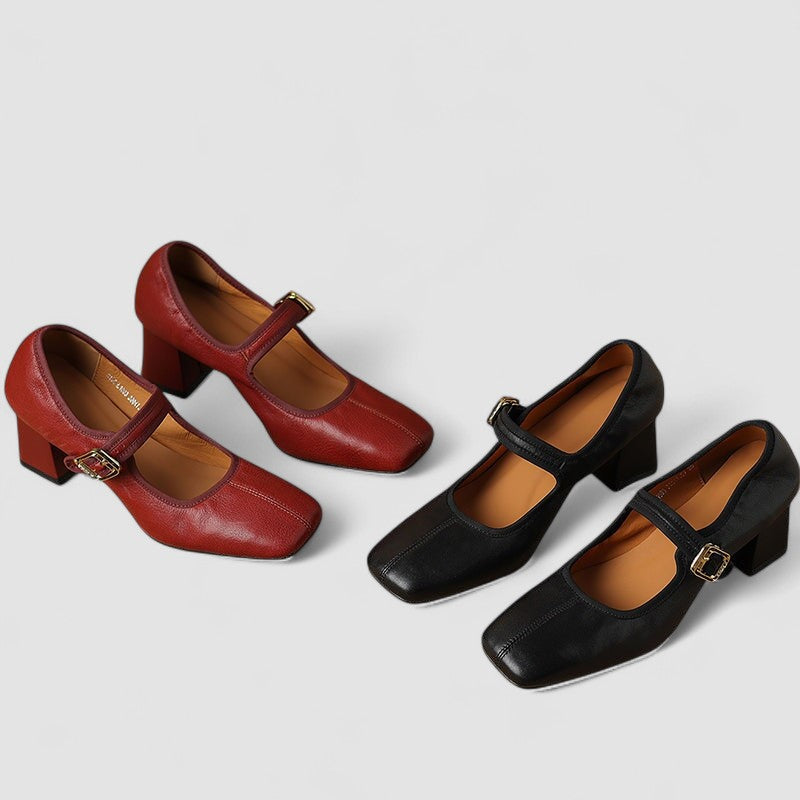 Élodie | Chaussures Mary Jane carré chic femme