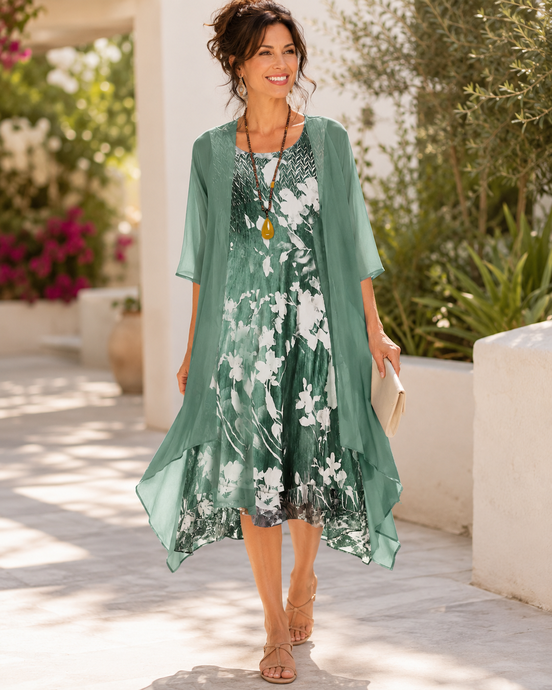 Olivia — Robe femme légère à double épaisseur