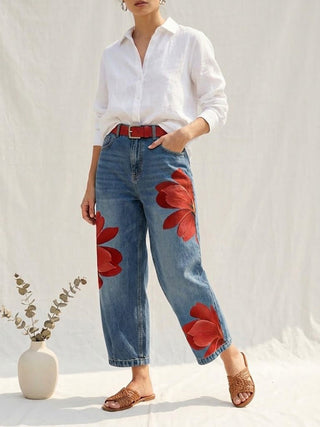 Léonie | Pantalon imprimé femme