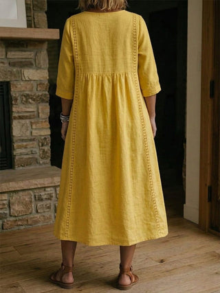 Mary | Robe maxi décontractée femme à col V