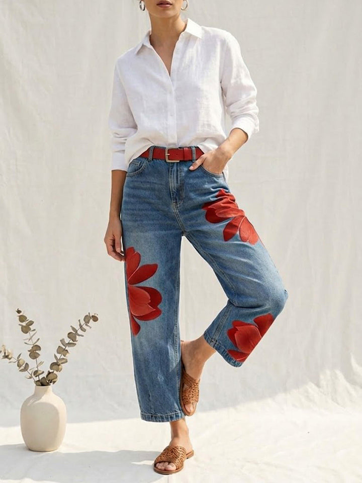 Léonie | Pantalon imprimé femme