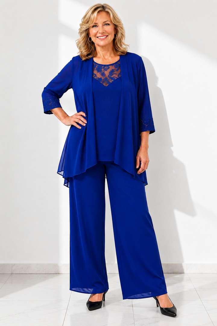 Élise — Ensemble femme en mousseline élégant