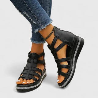Kendall | Sandales orthopédiques en strass femme