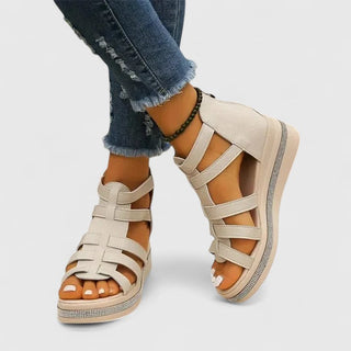 Kendall | Sandales orthopédiques en strass femme