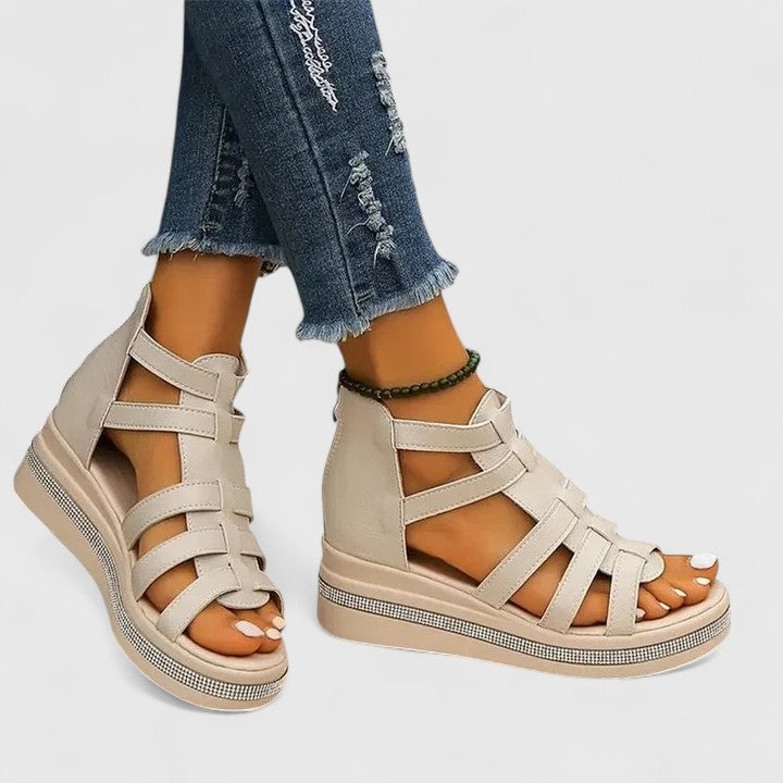 Kendall | Sandales orthopédiques en strass femme