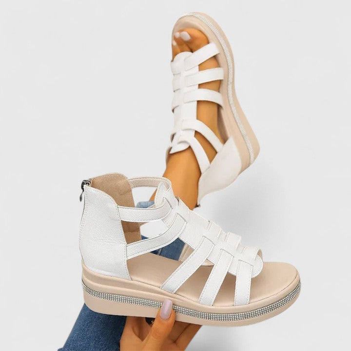 Kendall | Sandales orthopédiques en strass femme