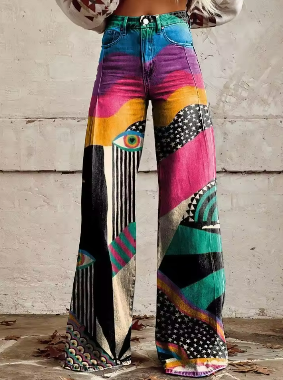 Yasmine | Pantalon artistique femme
